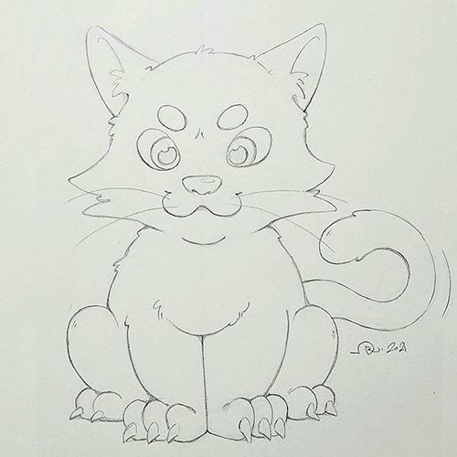 cat drawing